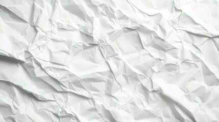 Obraz premium A close up view of crumpled white paper texture