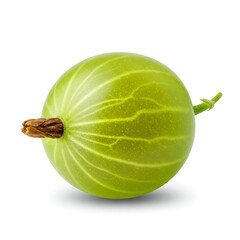 A gooseberry, isolated on a white background.