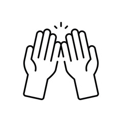 Fototapeta premium Pray Vector icon