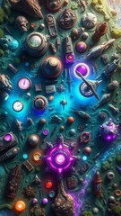 Futuristic Tech Landscape