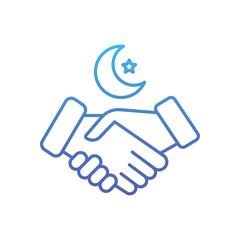 Eid Celebration Vector icon