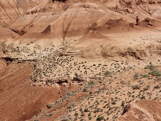 Beautiful view of nature. Amazing desert. 
