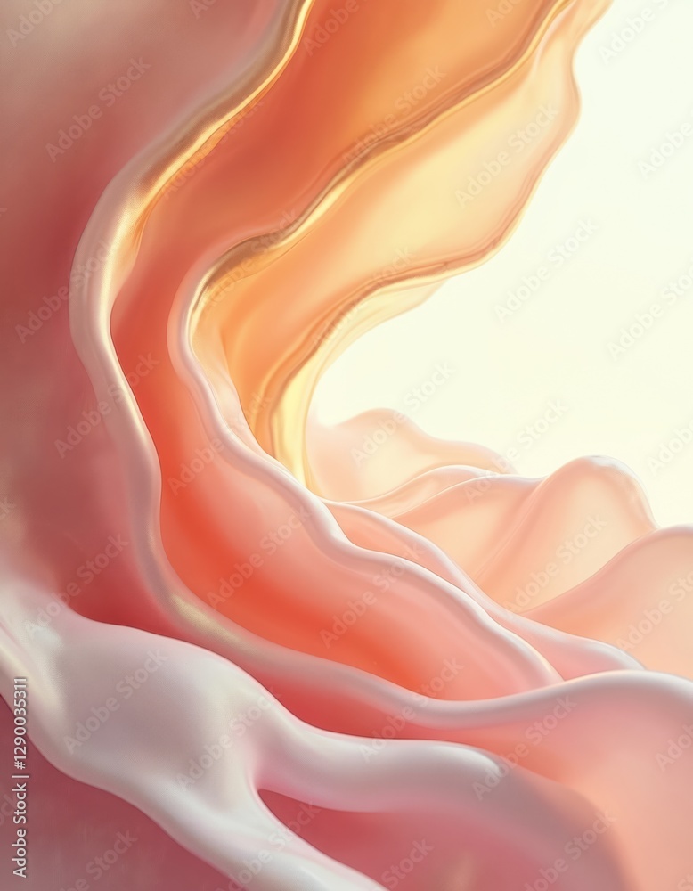 Poster abstract colorful dynamic shape presentation background. texture with wave, curve elements. modern d