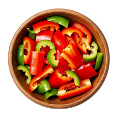 diced red bell peppers png image 