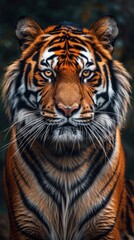 Fototapeta premium Tiger wildlife animal mammal.