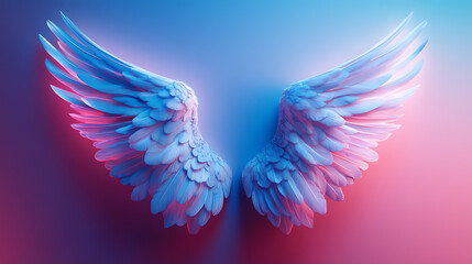 Fototapeta premium Wings, wallpaper, the beautiful symbol of freedom