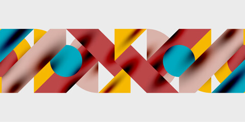 Modern abstract background featuring circles, lines, and triangles in a dynamic geometric composition. Perfect for stylish, tech, or creative-themed designs