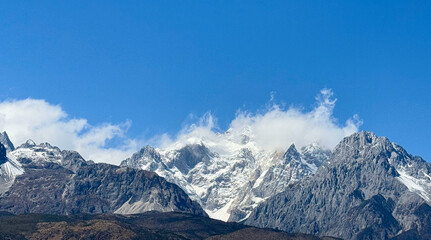 Majestic Snow-Capped Mountains