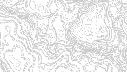 Fototapeta premium abstract wavy background. topographic contour background. The handwrite stylized height of the topographic contour map in lines and stroke.