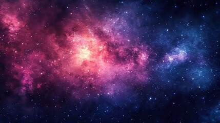 Fototapeta premium Dark matter detector in space with glowing particles, symbolizing scientific discovery and cosmic exploration. 