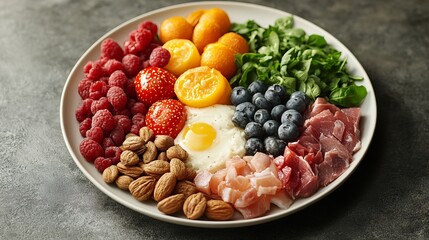Deliciously Plated Gourmet Meal Featuring Colorful Vegetables and Succulent Protein on Elegant Dish