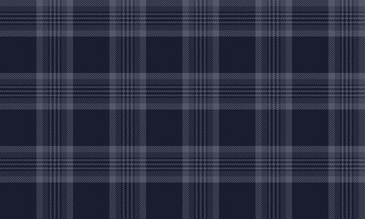 Seamless plaid pattern, navy blue, gray, suitable for designing clothes such as skirts and pants, giving a modern and elegant look, suitable for all occasions.