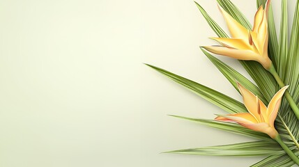 Obraz premium Bright Sunlight Through Lush Green Leaves and Blue Sky