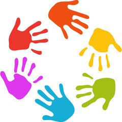 Obraz premium Color Hand Paint Illustration