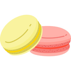 Flat Macaroon Illustration