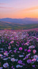 Spring flower field landscape wallpaper flowers outdoors horizon.