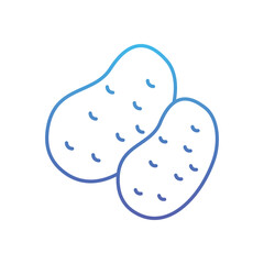 Potato Vector icon