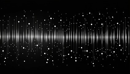 Abstract sound waves graphic design