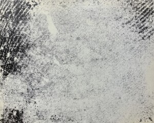 Obraz premium Abstract Black and White Paint Texture Splashes on Canvas Background