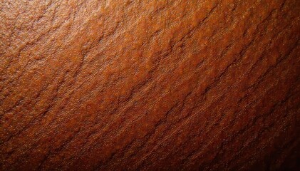 Fototapeta premium Smooth, polished brown leather; fine texture, even tone , smooth, luxurious