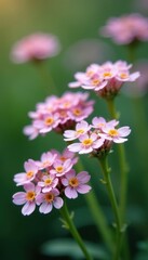 Obraz premium Tiny Gypsophila flowers, intricate detail, soft focus , petals, bloom, closeup
