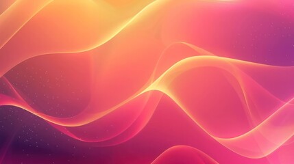 Fototapeta premium Abstract colorful waves with soft gradients and sparkles