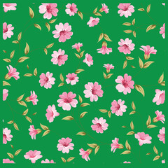 seamless pattern with flowers