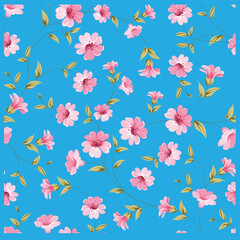 seamless pattern with flowers