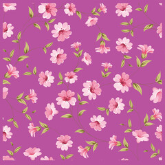 seamless pattern with flowers