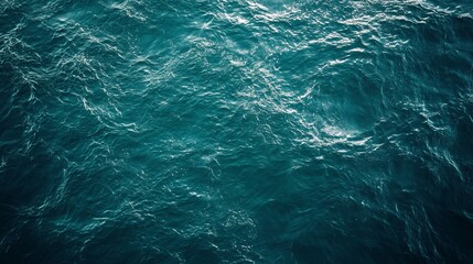 Fototapeta premium Calm blue water surface reflecting sunlight on a serene day near the coast