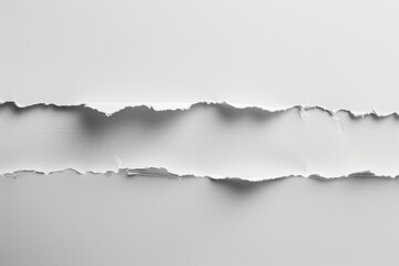 Torn paper with jagged edges