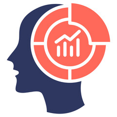 Analytical Skill glyph color icon