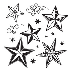 Obraz premium set of star icons