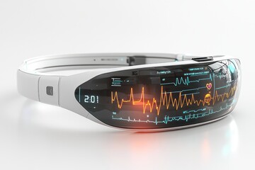 Holographic health monitors in a wearable lab track heart health dynamically.
