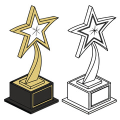 A diverse collection of black starburst and sparkle shapes on a white background