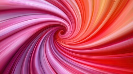 Obraz premium Abstract swirl of vibrant pinks reds and oranges creating a dynamic and captivating visual vortex for creative projects