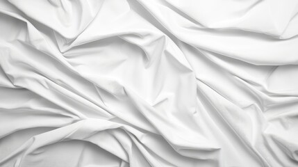 Fototapeta premium White Fabric Drapery Texture