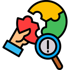 Problem lineal color icon