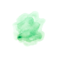 a green watercolor.