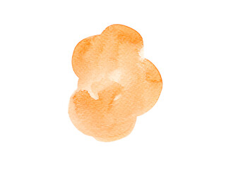 orange ink on white.