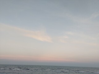Obraz premium clouds over the sea