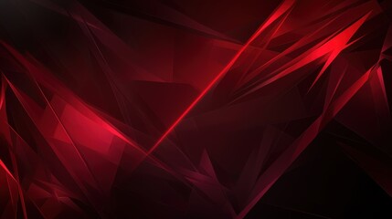 Energetic Red Abstract with Dark Tones Creates a Captivating Visual Depth and Modern Backdrop for Technological Designs and Dynamic Presentation