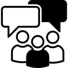 Communication mixed icon