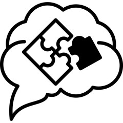 Logical Thinking mixed icon