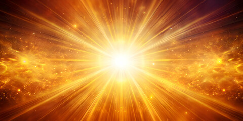 Fototapeta premium Cosmic Rays. A Glowing Universe Background