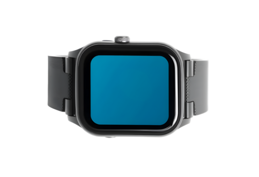 Smart Watch Isolated on Transparent Background