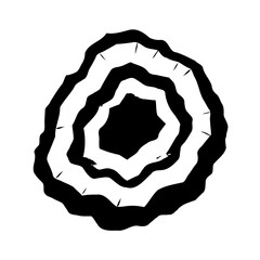 Abstract Organic Form with Layered Structure