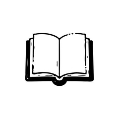 Open Book Minimalist Illustration Design