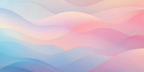 Obraz premium Abstract Pastel Wave Background. Dreamy and Serene