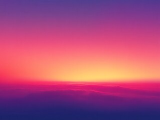 Obraz premium Colorful Sunrise Above Clouds